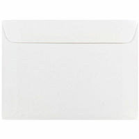 JAM Paper 5.5" x 7.5" Booklet Commercial Envelopes - White - 50 Pack-Colour: White