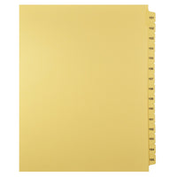 Mark Maker Legal Tabs - Letter Size - Buff - 1/15th cut - 1 Set per package - Numbers 151 - 165-Legal