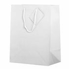 JAM Paper Glossy Gift Bags with Rope Handles - Large - 10 x 13 - White - 3 Bags/Pack-Quantity: 3 per Pack