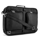 Lencca Quadra 15.6" Laptop Backpack - Black-Hideaway backpack straps
