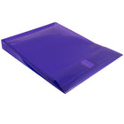 JAM Paper Plastic Envelopes with VELCRO Brand Closure - 1" Expansion - Letter - 9 3/4" x 11 3/4" - Purple - 12 Pack (118V1PU)-Made from smooth translucent plastic. Scratch, water, and tear resistant