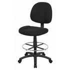 Nicer Interior Fabric Adjustable Drafting Chair-Ergonomically contoured seat and backrest for enhanced support