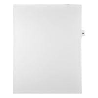 Mark Maker Legal Tabs - Letter Size - White - 1/15th cut - 25 tabs per package - 5 packages Pack - Number 80-White Single Tabs
