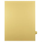 Mark Maker Legal Tabs - Letter Size - Buff - 1/25th cut - 25 tabs per package - 5 packages Pack - Number 196-Buff Single Tabs