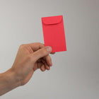 JAM Paper #3 Coin Business Coloured Envelopes - 2.5" x 4.25" - Red Recycled - 50 Pack-Quantity : Quantity: 50 Envelopes per Pack