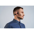 Shokz OpenComm2 UC with USB-A Dongle Bluetooth Stereo Headset Noise Cancelling Boom Microphone with Mute Button -  Cosmic Black-Bone Conduction Technology: Our innovative bone conduction technology delivers immersive sound without covering your ears. Stay connected to your surroundings while enjoying superior audio quality, keeping you safe and aware at all times.
