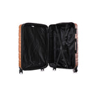 TOSCANO MAGNIFICA 21" Hardside Carry On Luggage - Bronze Gold-5 Year Limited Global Warranty