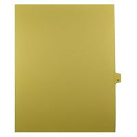Mark Maker Legal Exhibit Index Tab Buff Single Tabs, 1/25th Cut, Letter Size, No Holes, Number 15, 25 Pack-Buff Single Tabs, 1/25th Cut
