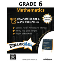 Dynamic Math Workbook Atlantic - Grade 6-Covers Grade 6 mathematics curriculum in the Atlantic provinces