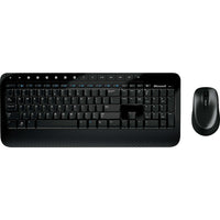 Microsoft Wireless Desktop 2000 Keyboard & Mouse Combo Set, English-Full-size keyboard with ergonomic mouse