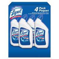 Lysol Toilet Bowl Cleaner & Disinfectant - 946 mL - 4 Pack-Angled bottle targets hard-to-reach areas