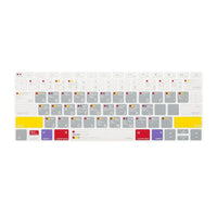 JCPal VerSkin MacOS Shortcut Keyboard Protector for MacBook 12 / 2016 New MacBook Pro 13” without Touch Bar-Thin and light design, 0.3mm thick