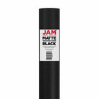 JAM Paper Gift Wrap - Matte Wrapping Paper - 25 sq. ft. - Matte Black -The perfect square footage for quickly and easily wrapping your presents