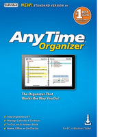Individual Software Anytime Organizer Standard 16 [Download]-Schedule events, calls, tasks and appointments. Increase your productivity and prioritize and manage your To-Do lists.