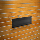 Azar Displays Extended Graphic Sign Holder, 5" x 12" (600512-BLK)-Sign Holder