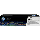 HP 126A (CE310A) Black Original LaserJet Toner Cartridge-Standard toner cartridge yields up to 1200 pages