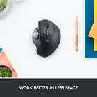 Logitech MX ERGO PLUS Advanced Wireless Trackball for PC and MAC - Black-8