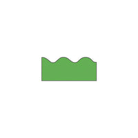 Trend T-9875 39' X 2.25" Scalloped Solid Terrific Trimmer, Green, 108 Pack (T-9875)-Bulletin board trimmers can be used to embellish classrooms of prekindergarten to grade 12 students