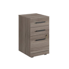 Sauder Affirm 3-Drawer Mobile Pedestal - Hudson Elm-Hudson Elm, Engineered Wood