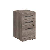 Sauder Affirm 3-Drawer Mobile Pedestal - Hudson Elm-Hudson Elm, Engineered Wood