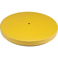 SCN Industrial Build Your Own Crowd Control Barriers - Yellow - Bases - 2 Pack-Base Diameter 14.2"