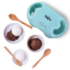 Koolatron Deluxe Double Treat Ice Cream Maker, Blue-Works automatically in your freezer.