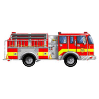 Melissa & Doug Giant Fire Truck Floor Puzzle (LCI436)-Ages 3+ years and grades preschool - 1st