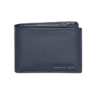 Roots Men's Slimfold Wallet with Removable ID - Navy-10 Credit card slots
