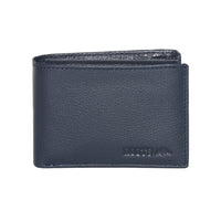 Roots Men's Slimfold Wallet with Removable ID - Navy-10 Credit card slots