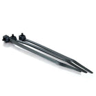 C2G 7.5-inch Cable Tie Multipack - Black, 100 Pack (TAA Compliant)-Designed to bundle and secure cables