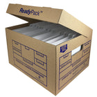 ReadyPack - Boîte de stockage de fichiers - Brun Kraft - 12 Paquet-Kraft, 32B