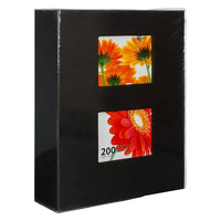 kieragrace Photo Album, Holds 200 4" x 6" Photos, Black, 6/Pack-Measurement: the photo album measures 9"L x 7.4"W x 2"H in dimensions
