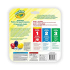My First Crayola Palm Grasp Crayons - 3 Pack-Ergonomically designed for toddler grasp