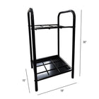 Eddie's Umbrella Stand - 18" W x 15" D x 30" H - Gloss Black (211045-1)-Gloss Black