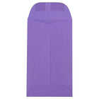 JAM Paper #3 Coin Envelopes, 2.5 x 4.25, Brite Hue Ultra Violet Purple, 100 Pack-Purple Envelopes