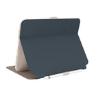 Speck Balance Folio Case for iPad (A16/10th Generation) - Almond Milk/Mocha/Charcoal-Compatible with Apple Pencil (1st Generation)