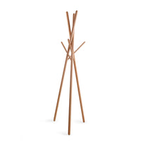 Decent Living Wooden Coat Rack - Solid Beech-Red-dot Awarded design PIY Nude coat rack