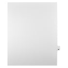 Mark Maker Legal Tabs - Letter Size - White - 1/25th cut - 25 tabs per package - 5 packages Pack - Number 94-White Single Tabs