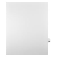Mark Maker Legal Tabs - Letter Size - White - 1/25th cut - 25 tabs per package - 5 packages Pack - Number 94-White Single Tabs