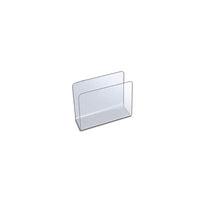 Azar Acrylic Desk File Holder, Clear, 10" x 4" x 7.5", 4/Pack (255084)-Designed to easily access files