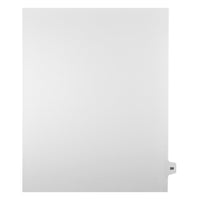 Mark Maker Legal Tabs - Letter Size - White - 1/15th cut - 25 tabs per package - 5 packages Pack - Number 59-White Single Tabs