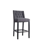 Plata Import Lyon Stool, Grey, 2 Pack-Bar Stool