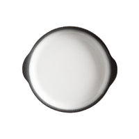Maxwell & Williams Granite Plate with Handles - 8" - Black- 4 Pack-Dinnerware