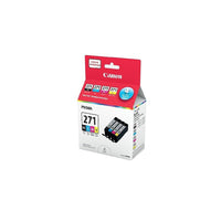 Canon CLI-271 CMYK Assorted Ink Value Pack-Cyan, Magenta, Yellow, Black