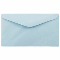 JAM Paper #6 3/4 Pastel Commercial Coloured Envelopes - 3.625" x 6.5" - Light Blue - 50 Pack-Colour: Light Blue 
