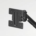 Fellowes Flat Panel Monitor Arm (8038201)-Height adjustable arm moves up or down to five positions (1” increments)