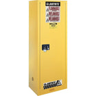 Justrite Sure-Grip EX Slimline Safety Cabinets, 1 Door, Manual, Slimline, 23" x 18" x 65"-Three adjustable shelves provide flexible, safe storage