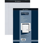 Cambridge Premium Pad, 8-1/2" x 11-3/4", Wide-Ruled, White, 70 Sheets-Extra stiff back board provides a high-quality writing surface