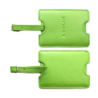 Ashlin Seattle Bag Security ID tag, Lime Green-ID tag is concealed for security when travelling
