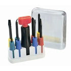 HVTools 9-Piece Screwdriver Set, 5" x 4" x 2", Silver-This high quality HV Tools 9pcs Screwdriver Set